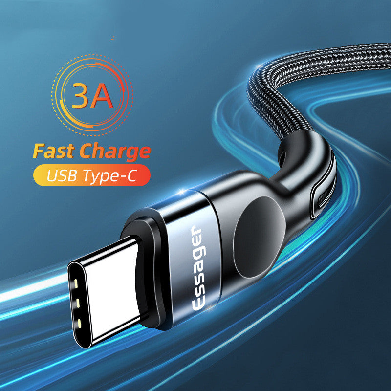 New Private Mode Data Cable Type-c3A Fast Charging Data Transmission Line