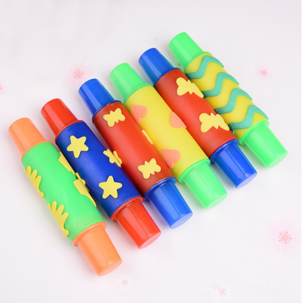 Children's Painting Sponge Seal Roller Graffiti Tool