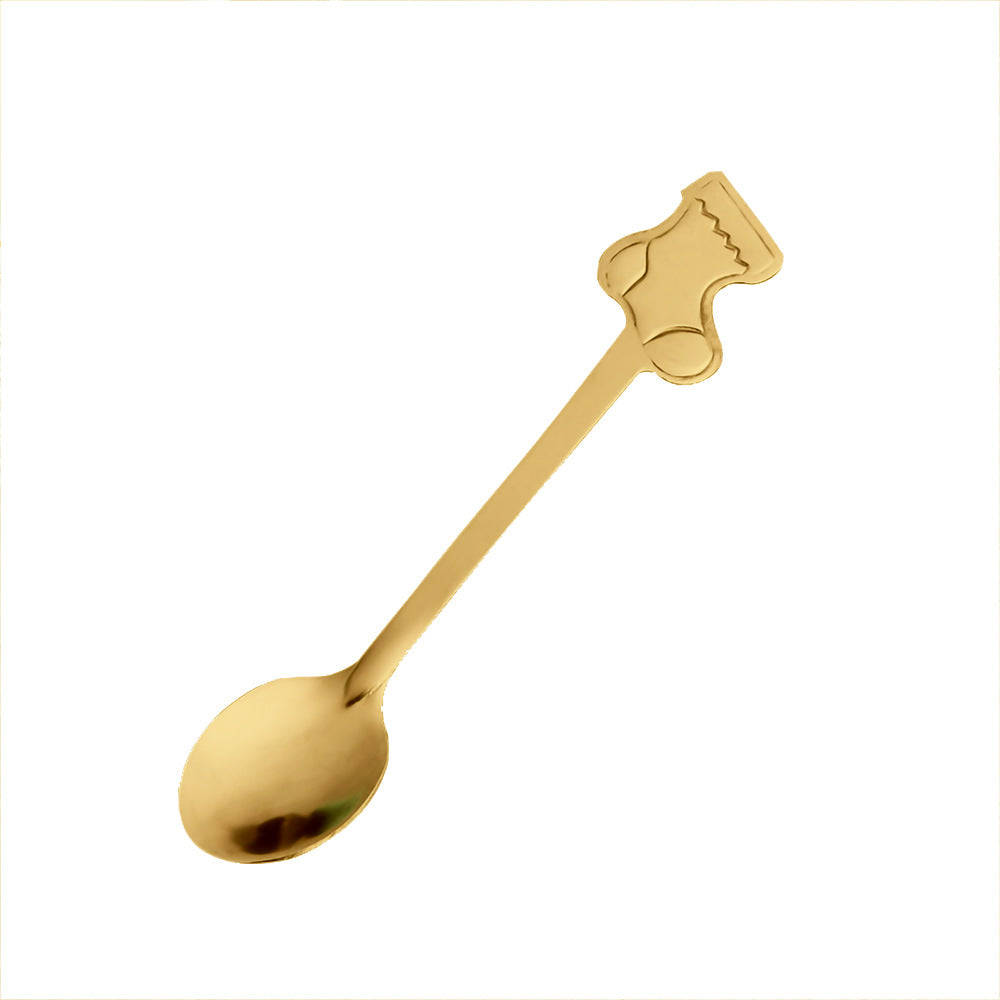 Christmas Stainless Steel Creative Coffee Spoon