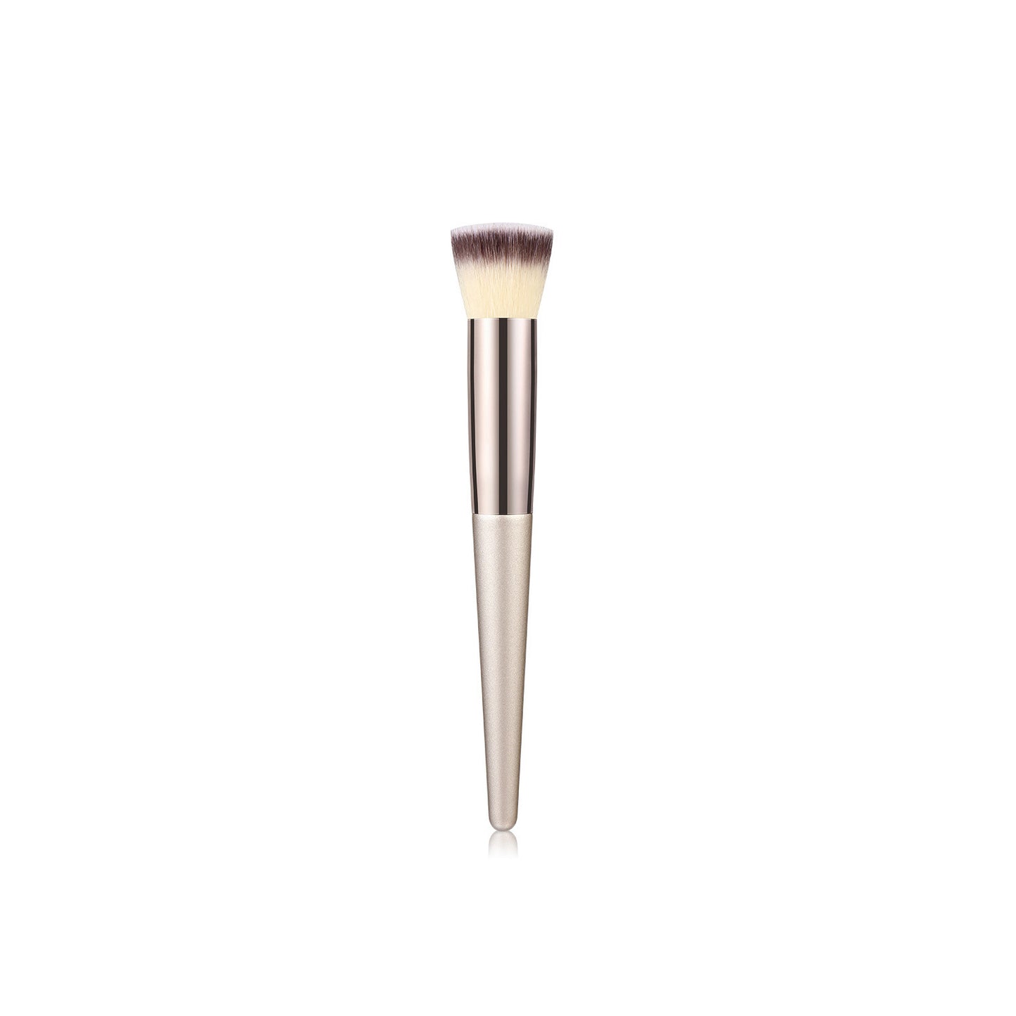 Wooden Handle Makeup Brush Champagne Gold