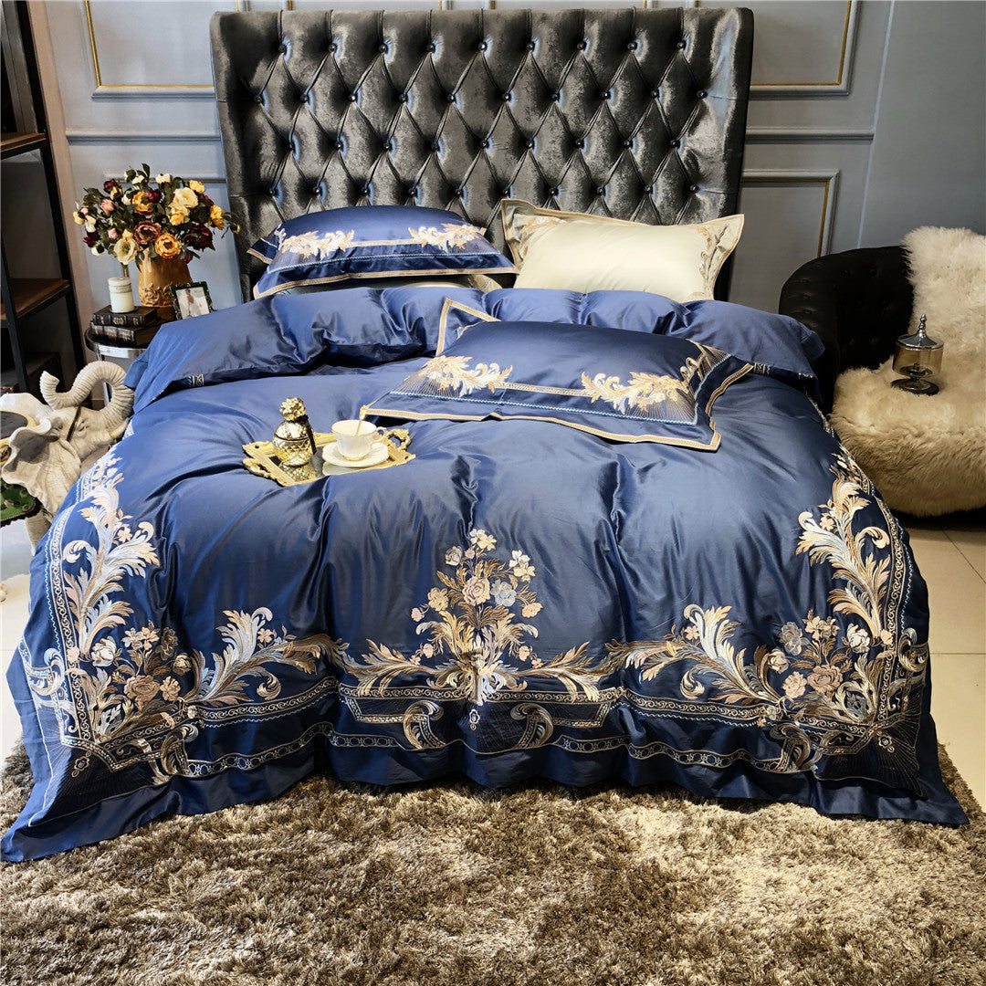 Four-piece Home Textile High-end Embroidery Bed