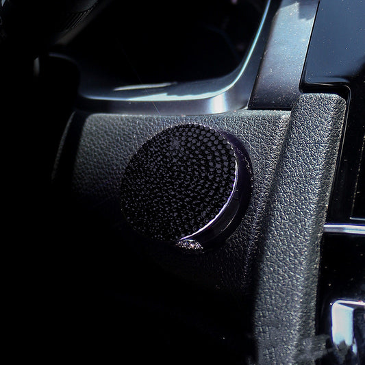 Diamond Studded Car One Key Start Button Protective Cover Car Interior Modification Supplies