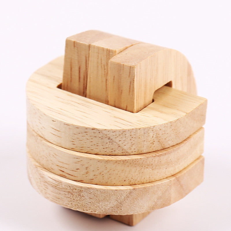 Beech Wood Kongming Lock Children's Educational Toys