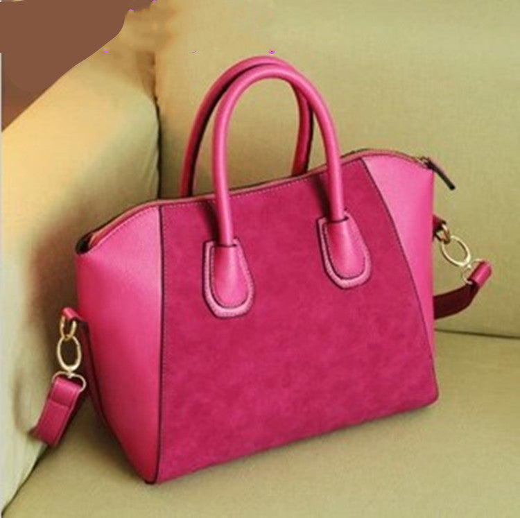 Frosted PU Handbag Fashion Shoulder Bag