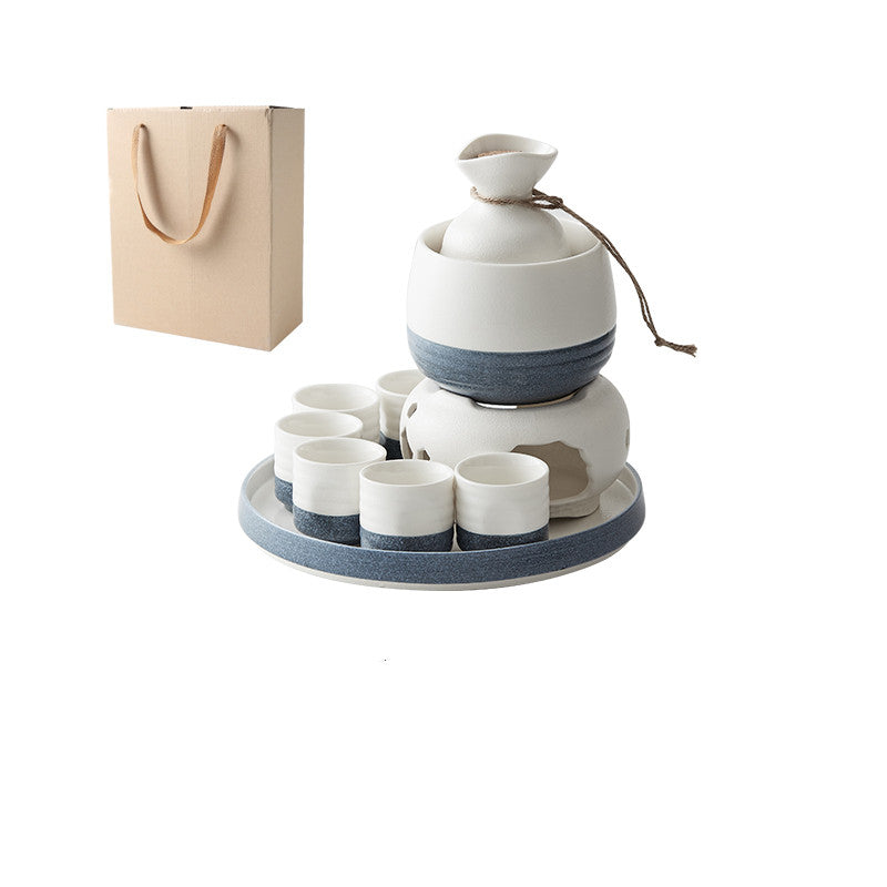 Household Japanese Style Ceramic Wine Set