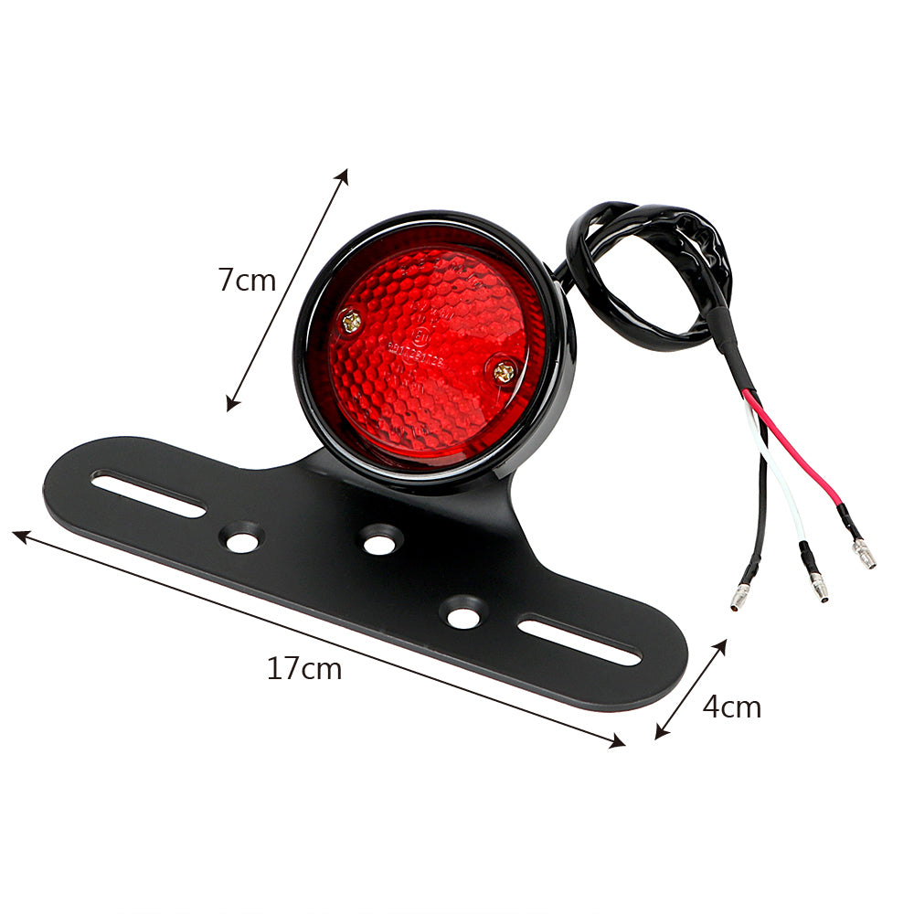 Motorcycle Accessories Modified Retro Metal Round Taillight