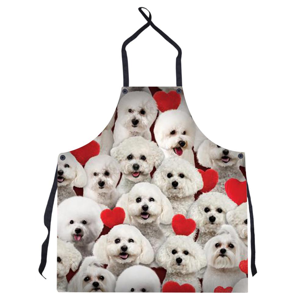 New Style Print Burst Uniform Solid Color Apron