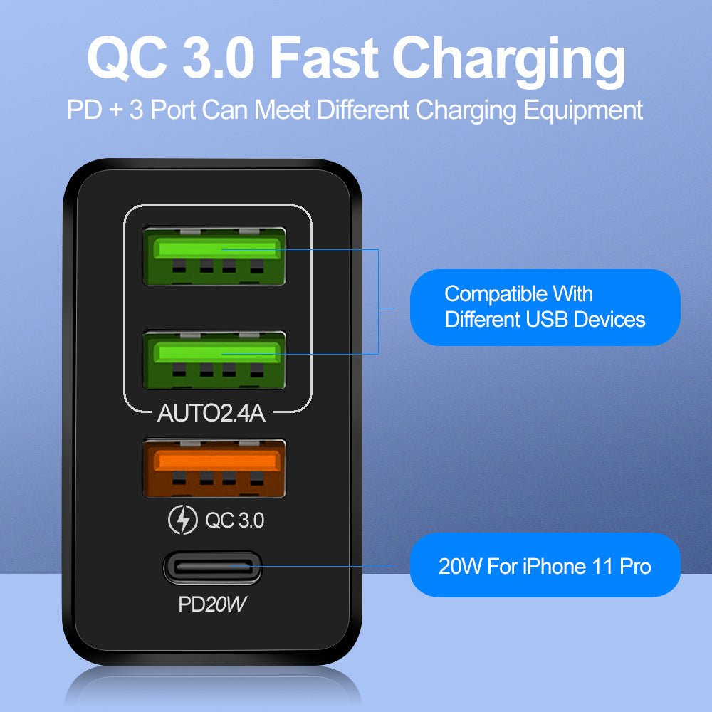 Dual Port Mobile Phone Charging Head