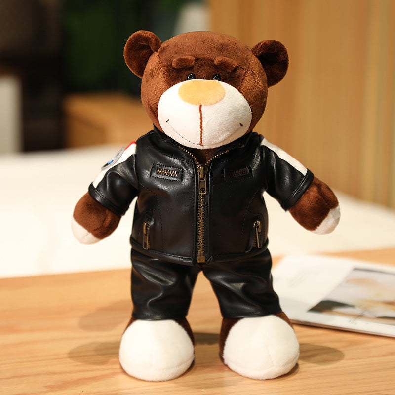 Motorcycle Helmet Racing Bear Decoration Gift