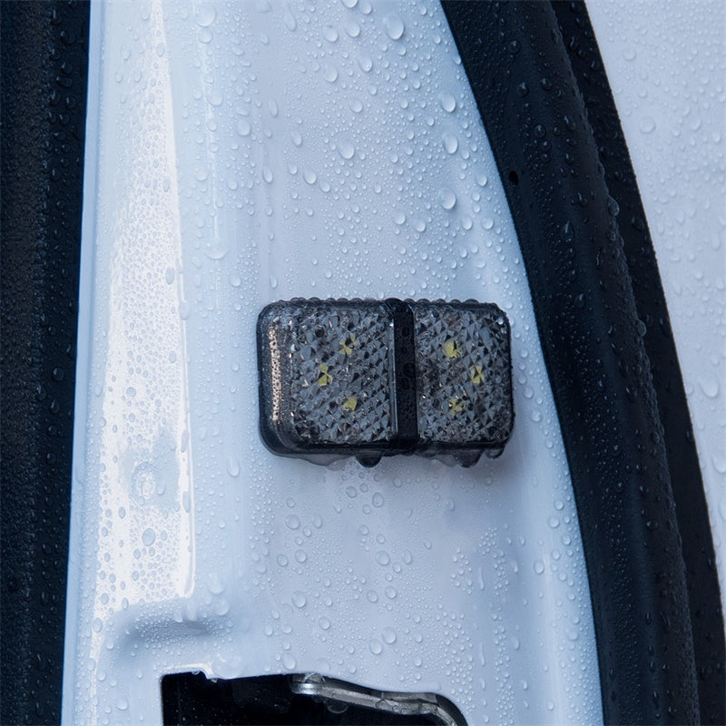 Two Sets Of Flashing Door Anti-collision Warning Lights