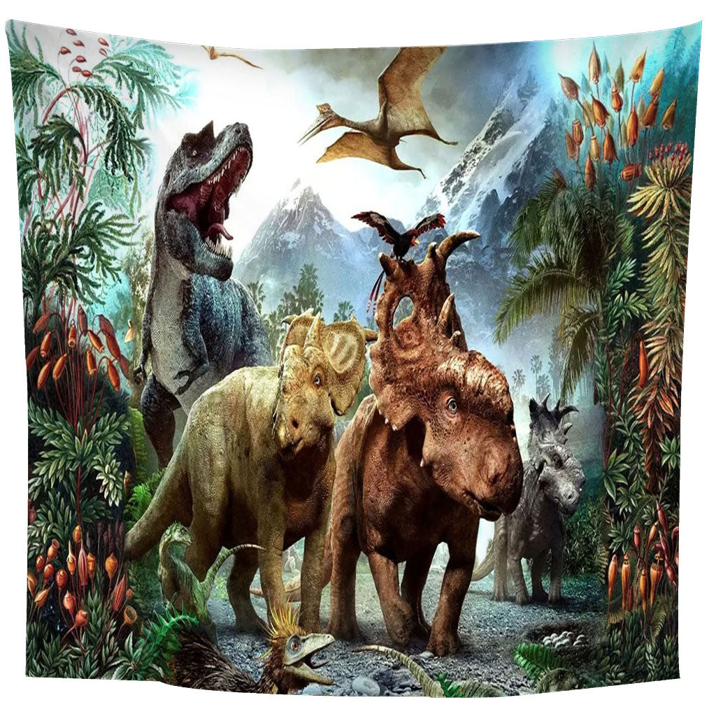 Dinosaur Wall Beach Carpet Cloth