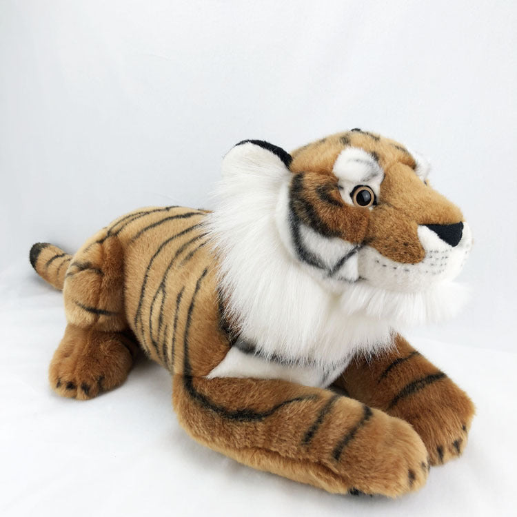 Yellow Tiger Plush Toy Doll Ornament