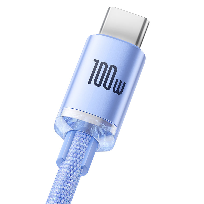 Crystal Shine Series Fast Charging Data Cable USB To Type C 100W