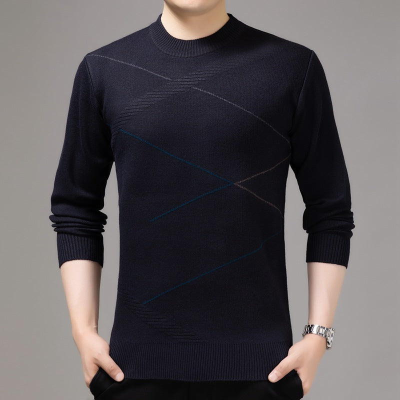 Men's Sweater Loose Thin Spring Autumn Base Shirt