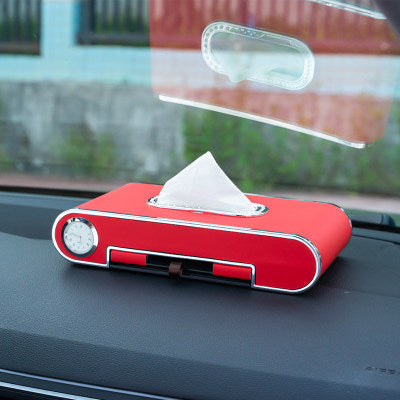 Mobile Phone Holder Tissue Box Car With High-end Pumping Paper Box