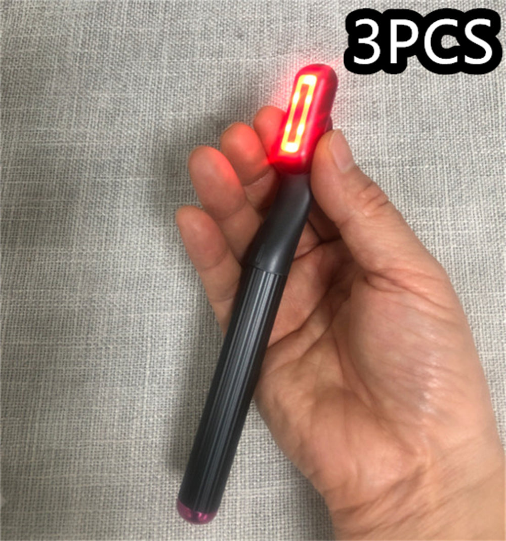 New Upgraded 360 Degrees Rotary Eye Massage Therapeutic Warmth Face Massage Red LED Light 5-in-1 Skincare Tool Wand