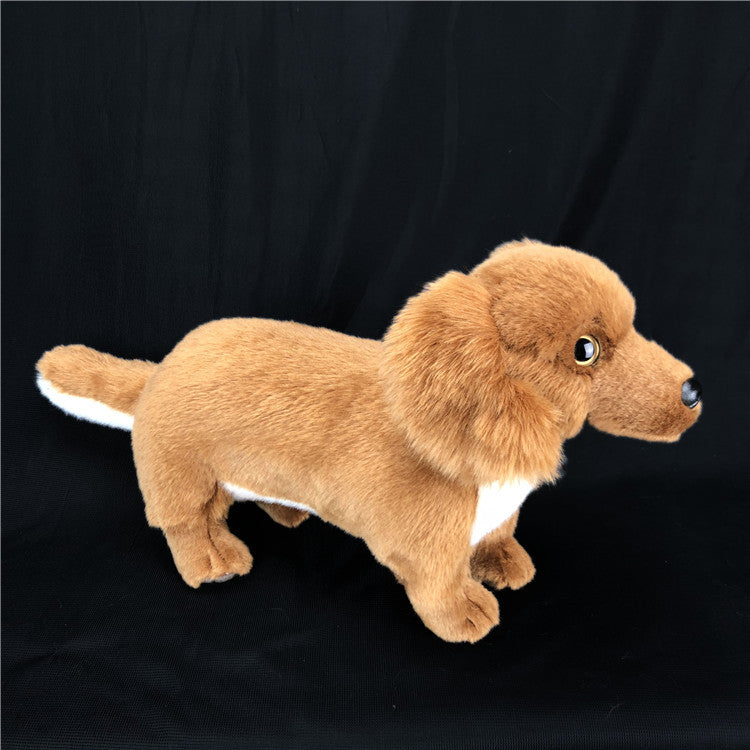 Simulation Dachshund Plush Toy Puppy Doll