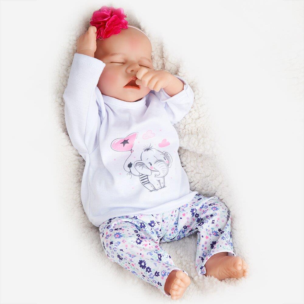 17 Inches Real Lifelike Journey Reborn Baby Doll Girl