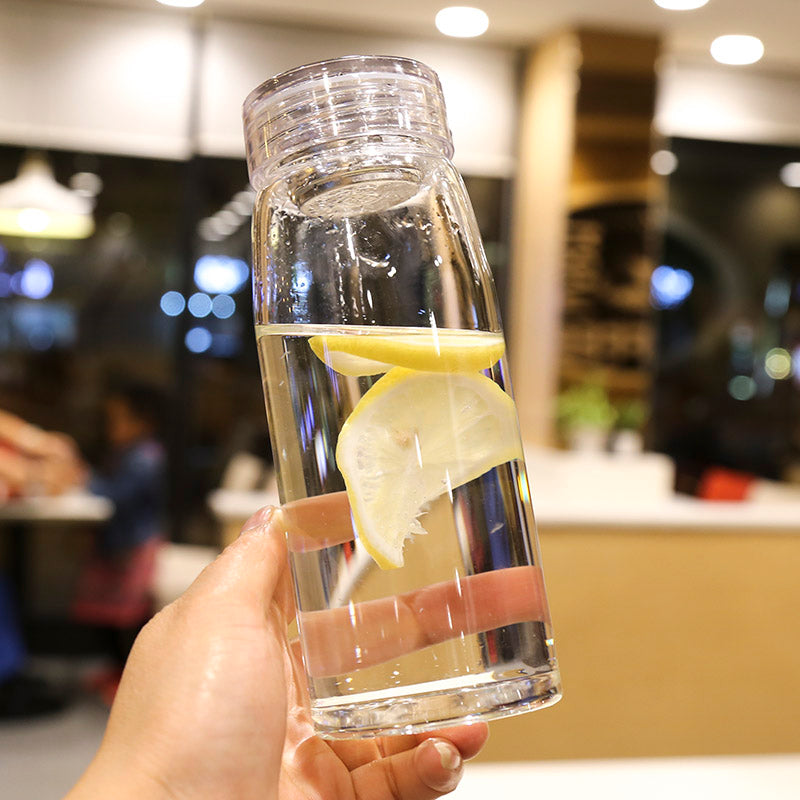 Simple Transparent Cup With Lid Tea Filter