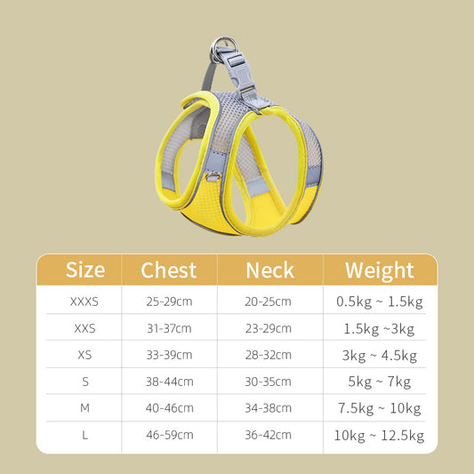 Cat Traction Rope To Prevent Break Free Chest Harness