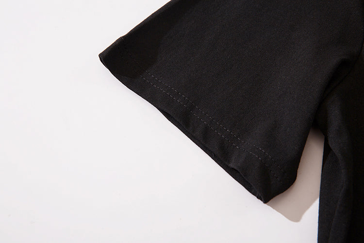 Retro T-shirt Male Masked Robber Portrait Print