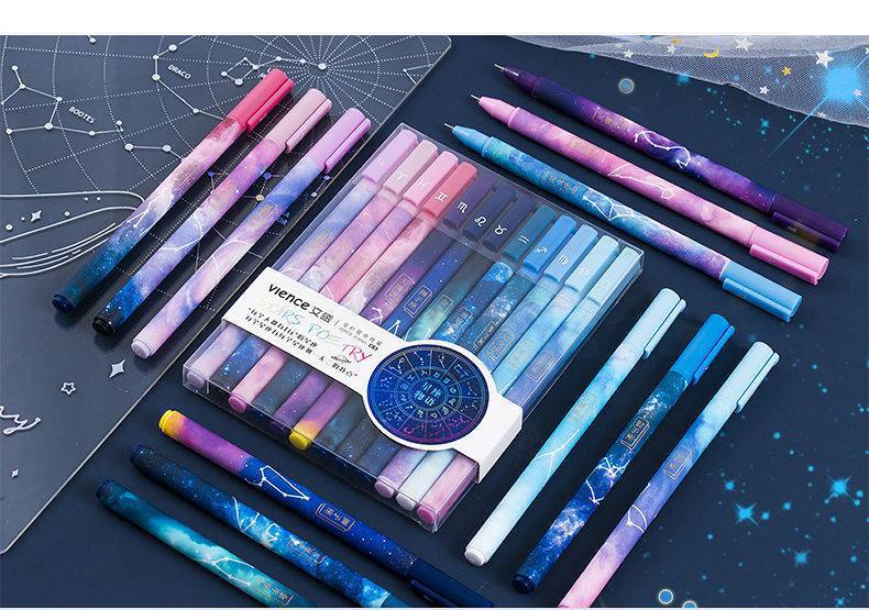 Twelve Constellation Pen Bright Star Pen Zodiac Ballpoint Pen