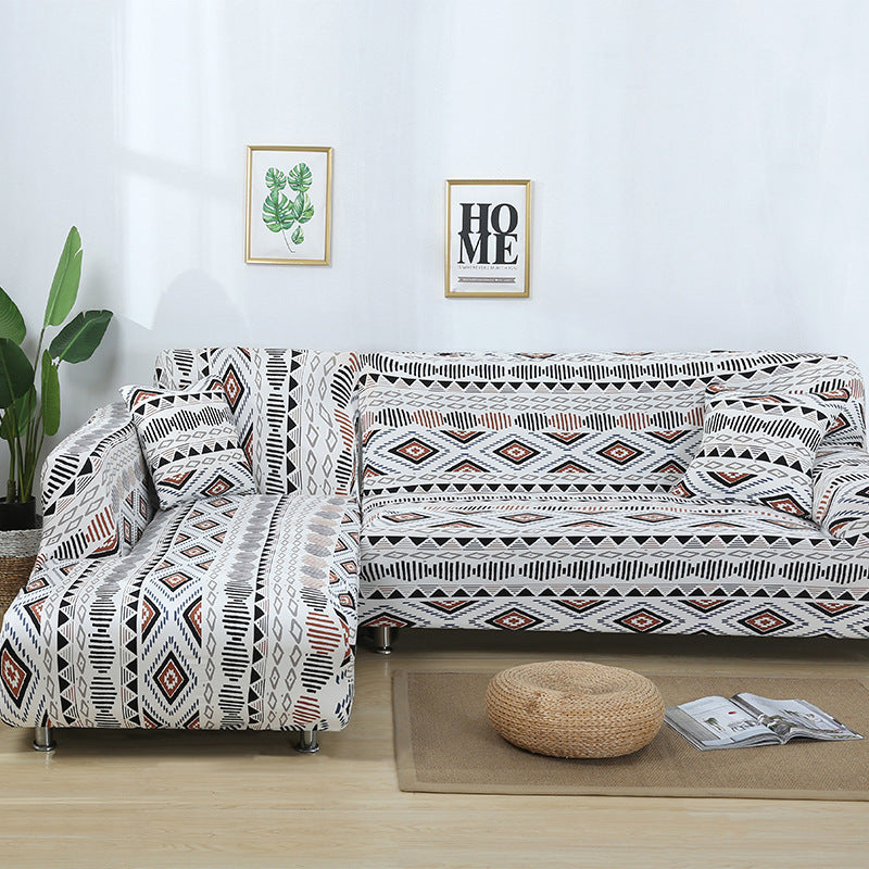 Home Fashion Stretch Print Modular Sofa Cover