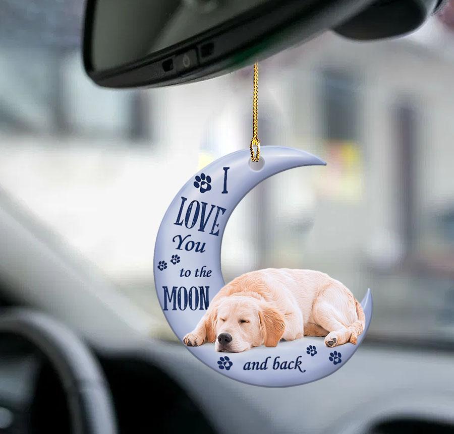 Car Pendant Sleeping Dog Angel Home Decor Acrylic Showcase Hanging Ornaments For Doors