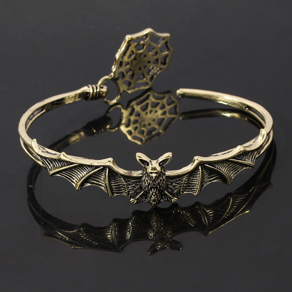 Europe And America Halloween Bat Spider Web Bracelet