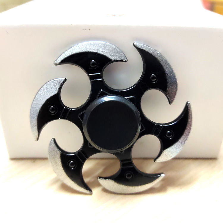 Metal Colorful Fingertip Top Interphalangeal Rotating Decompression Children's Toy