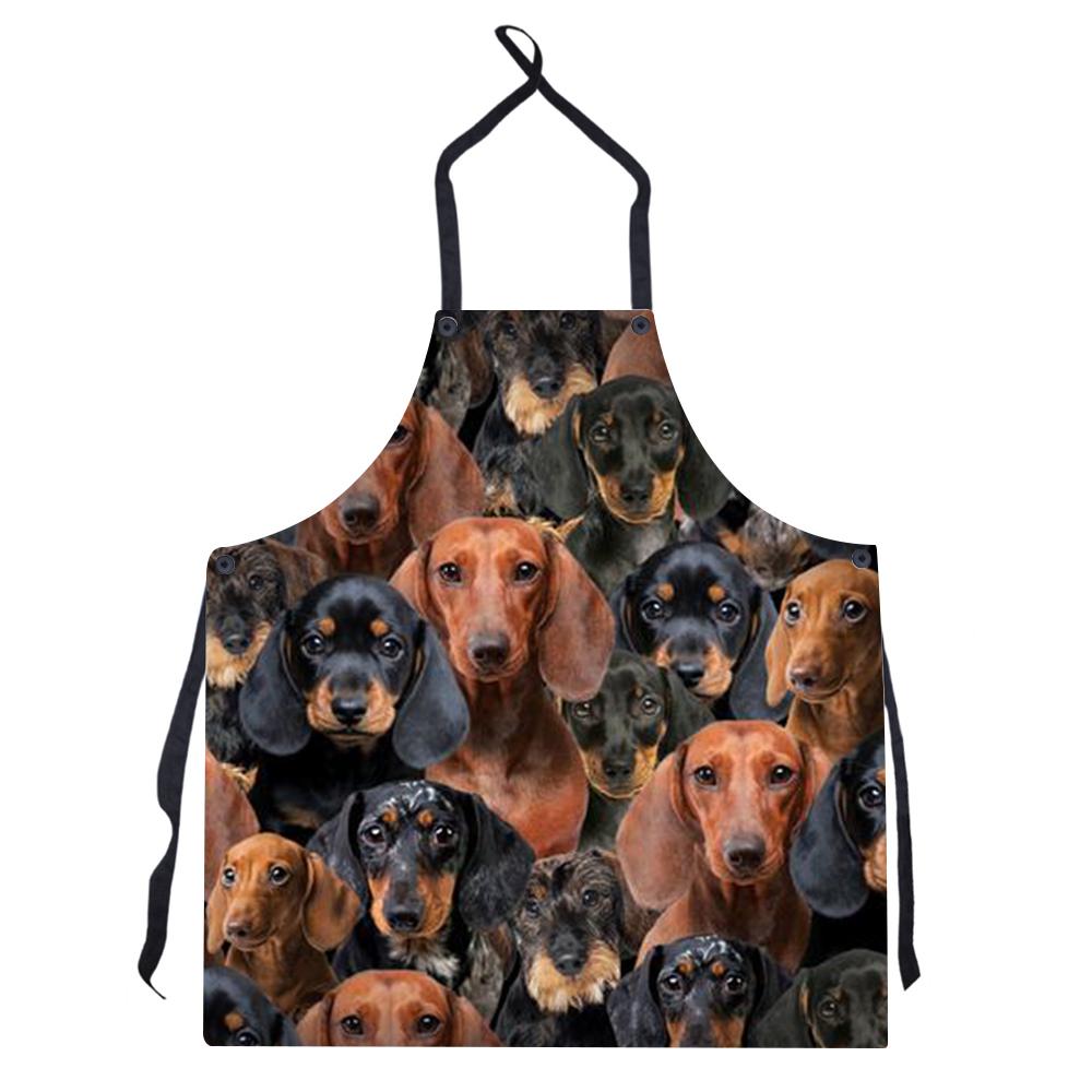 New Style Print Burst Uniform Solid Color Apron