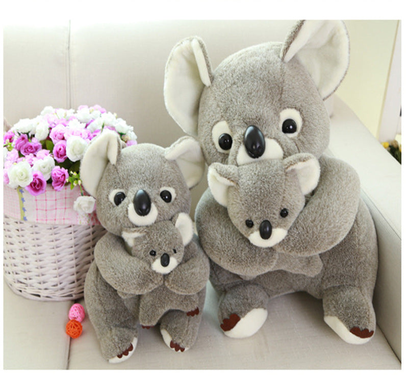 Mother And Child Koala Plush Toy Doll