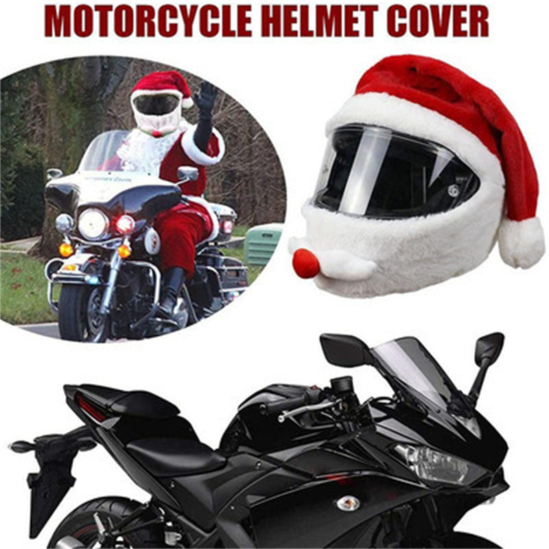 Outdoor Funny Santa Claus Motorcycle Helmet Hood