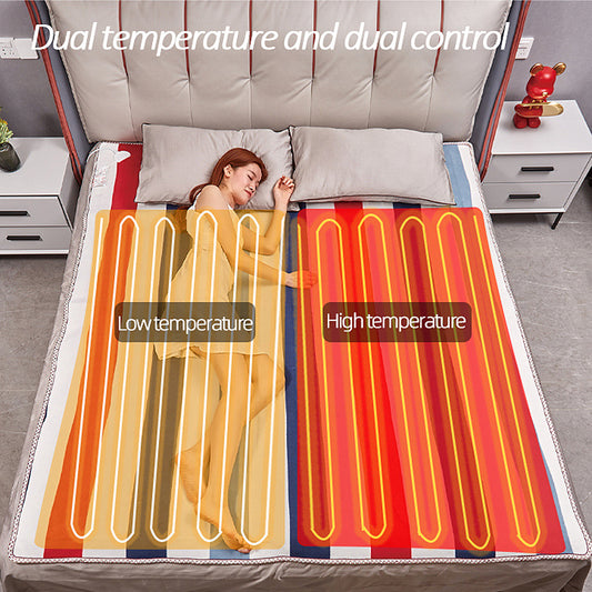 Timed Single Electric Mattress With Heating Blanket