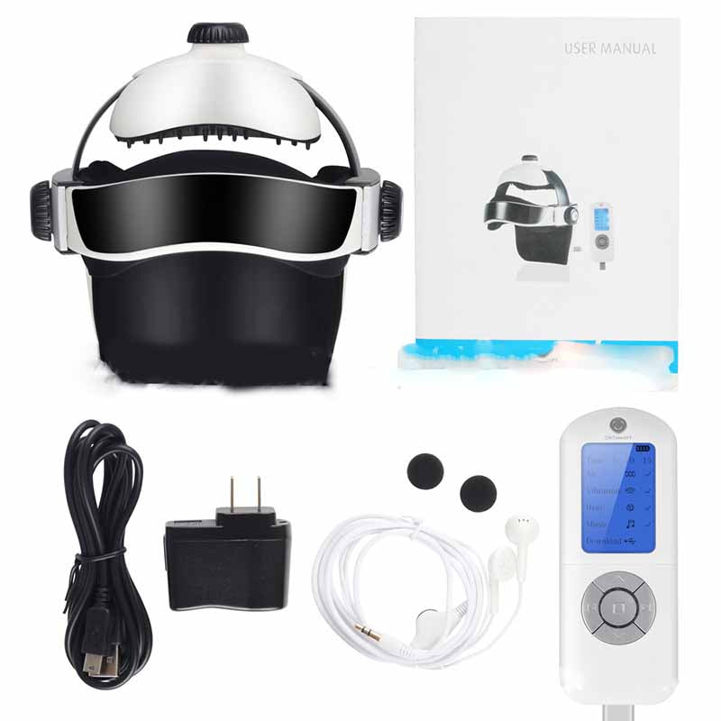 Electric Pneumatic Head Massager Heating Helmet Cap