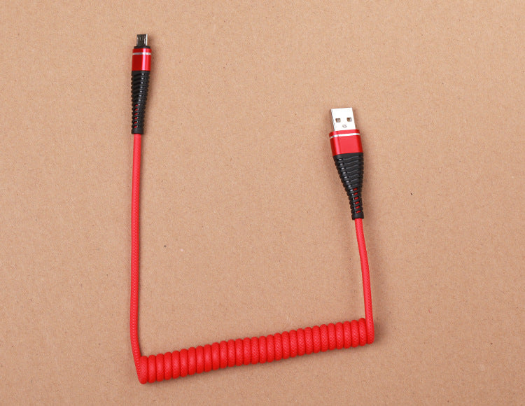 Spring Data Cable Micro USB Android Fast Charging Cable