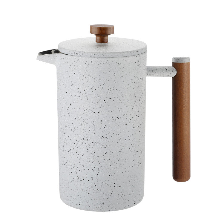 Ink Style Double-layer 304 Stainless Steel French Press Pot