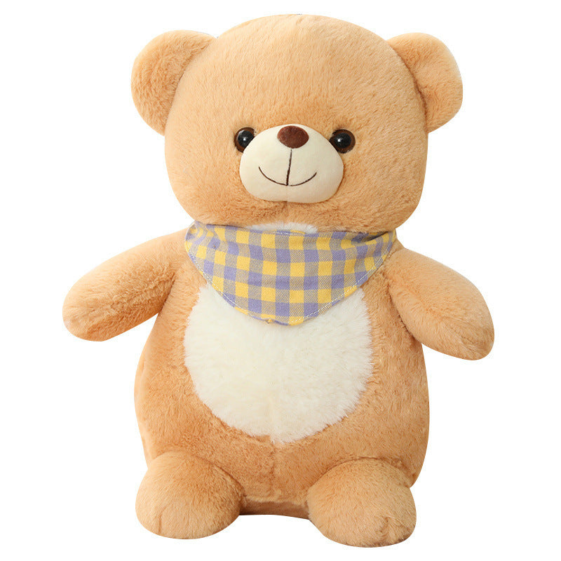 Cute Scarf Teddy Bear Warm Hands In Winter