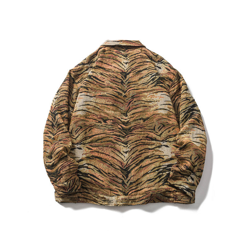 Men's Vintage Tiger Jacquard Jacket