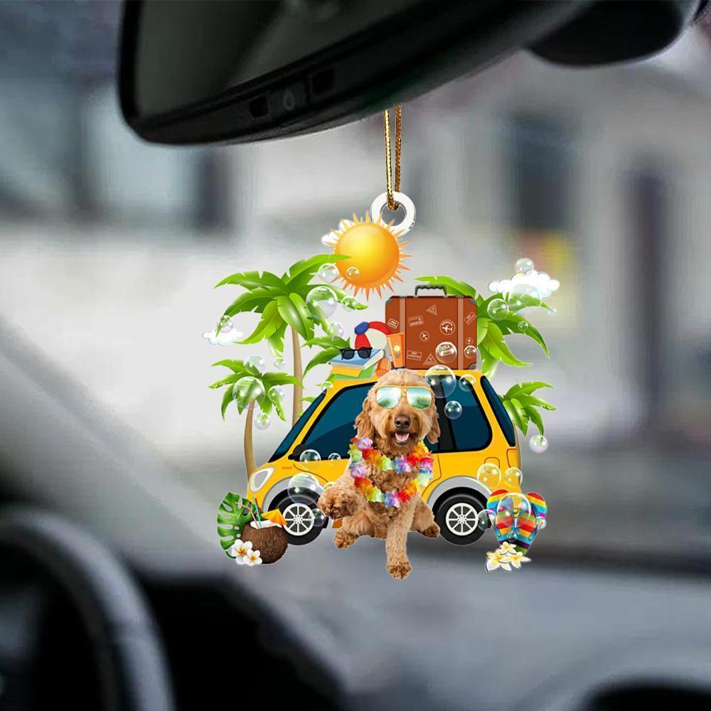 Car Pendant Sleeping Dog Angel Home Decor Acrylic Showcase Hanging Ornaments For Doors