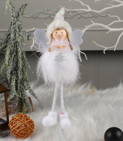 Plush Angel Girl Doll Ornament Cute Christmas Tree Decoration