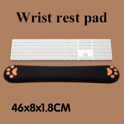 Cat's Claw Memory Foam Keyboard Hand Support Wristband Cute Cartoon Creative