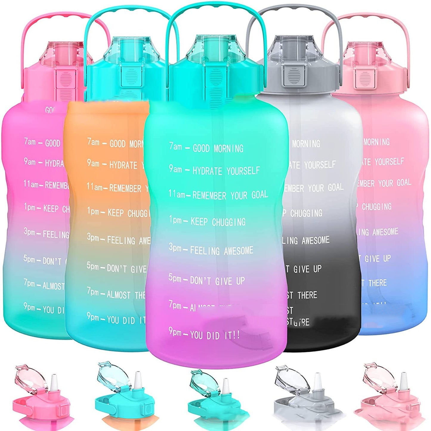 2.2L Large Capacity Half Gallon Plastic Space Cup