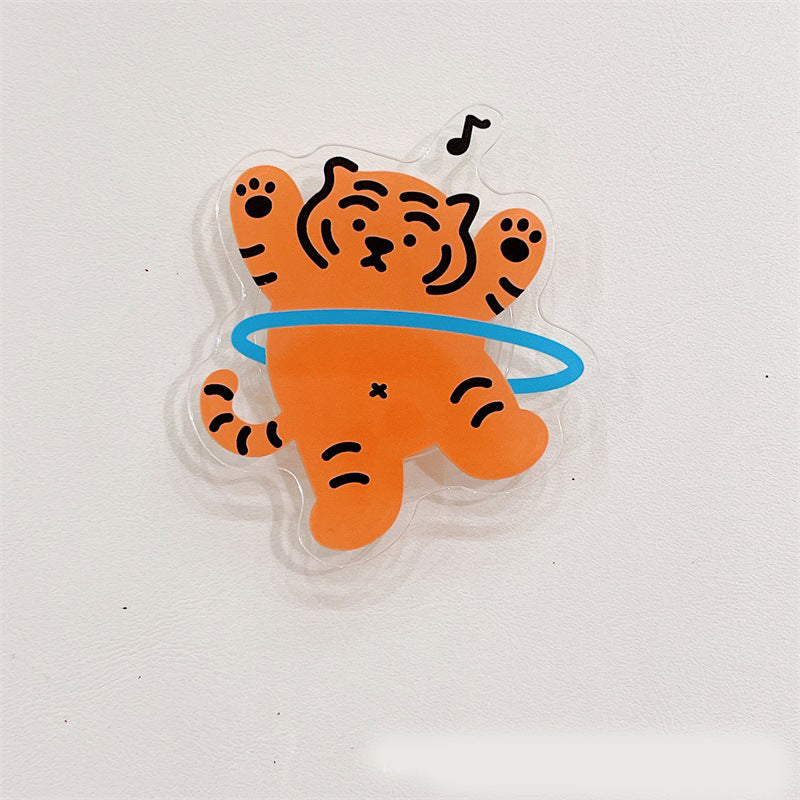 Cute Cartoon Tiger Portable Mobile Phone Stand