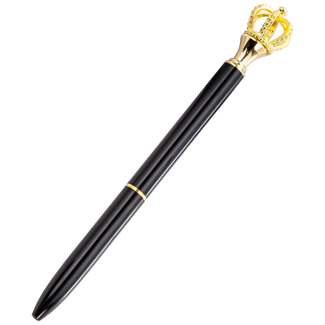 Crown Band Diamond Metal Ballpoint Pen Scepter Metal Pen Fashion Gift Pen