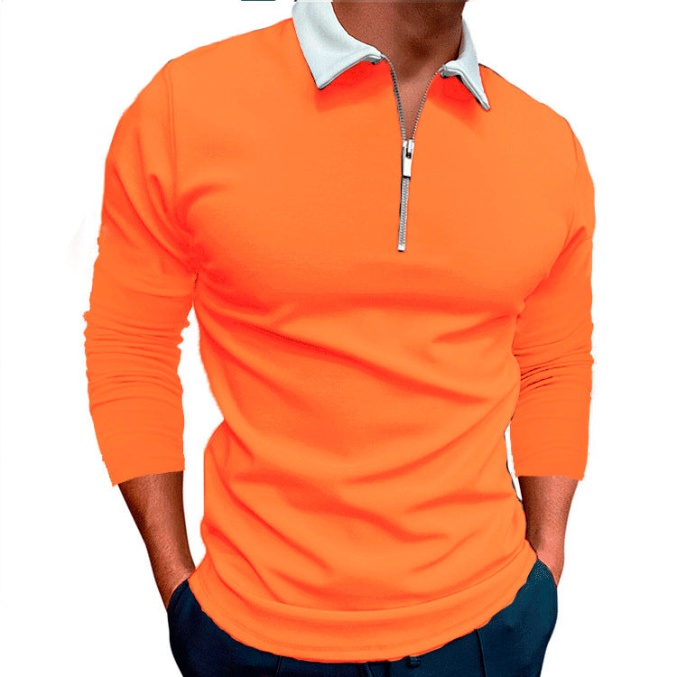 Men's Casual Long Sleeve T-shirt In Europe And America
