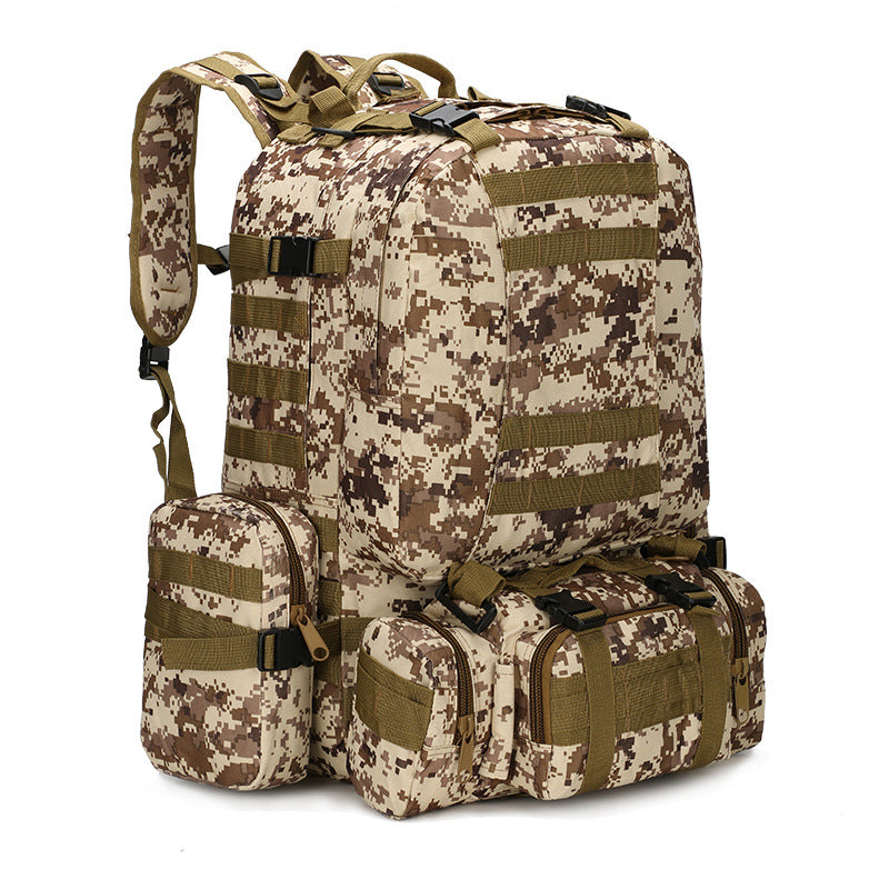 Outdoor Mountaineering Travel Bag 50L Camouflage Backpack