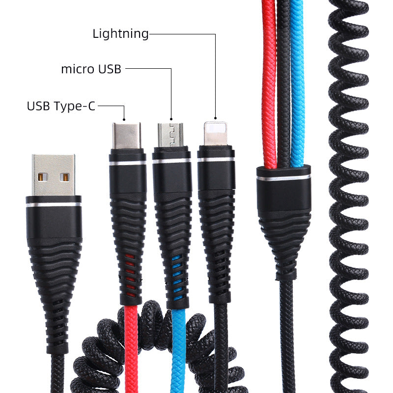 Spring One With Three Data Lines