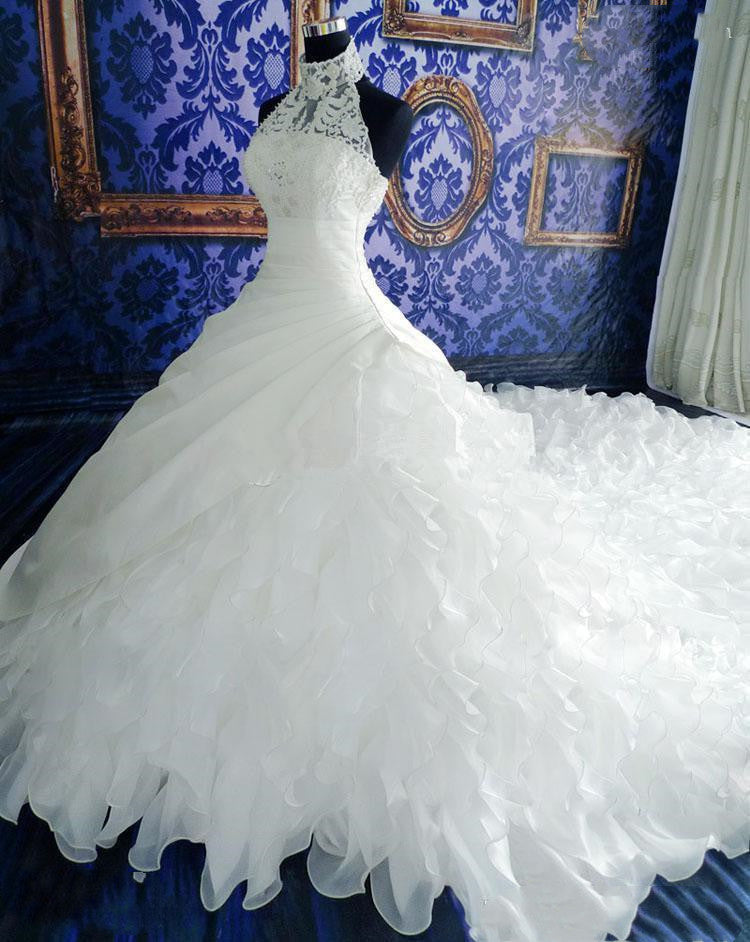 Wedding Dress Wholesale, Wedding High-end Wedding Dress With Big Tail