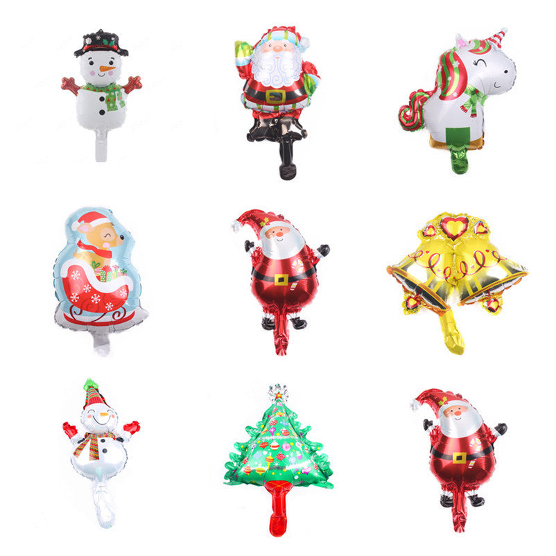 Mini Christmas Tree Christmas Snowman Balloons